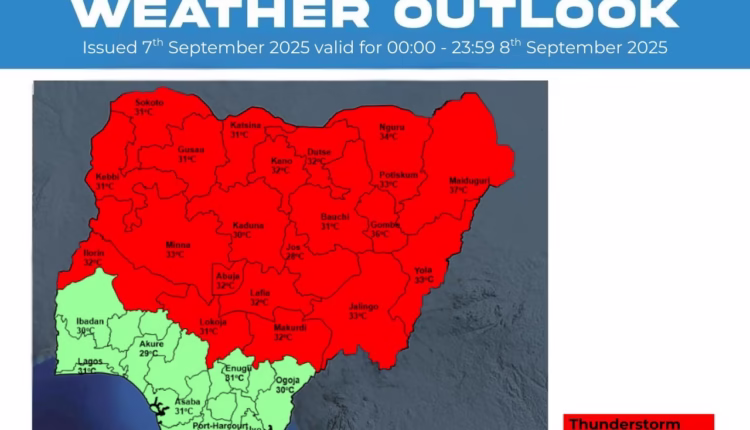 NiMET WEATHER 08-09-2025